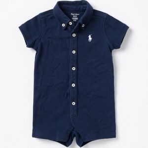 Ralph Lauren Dark Blue Infant Romper